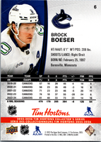 Tim Hortons | 25-26 | 006 | Brock Boeser