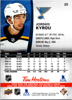 Tim Hortons | 25-26 | 025 | Jordan Kyrou