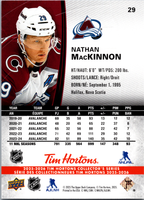 Tim Hortons | 25-26 | 029 | Nathan MacKinnon