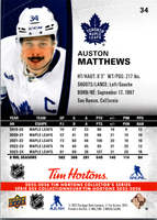 Tim Hortons | 25-26 | 034 | Auston Matthews