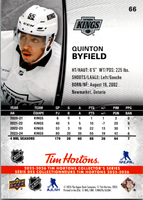 Tim Hortons | 25-26 | 066 | Quinton Byfield