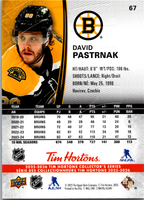 Tim Hortons | 25-26 | 067 | David Pastrnak