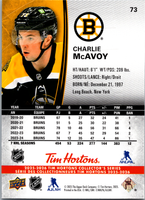 Tim Hortons | 25-26 | 073 | Charlie McAvoy