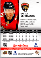 Tim Hortons | 25-26 | 102 | Carter Verhaeghe