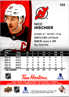 Tim Hortons | 25-26 | 103 | Nico Hischier
