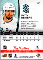 Tim Hortons | 25-26 | 107 | Matty Beniers