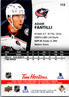 Tim Hortons | 25-26 | 113 | Adam Fantilli