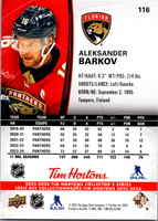 Tim Hortons | 25-26 | 116 | Aleksander Barkov