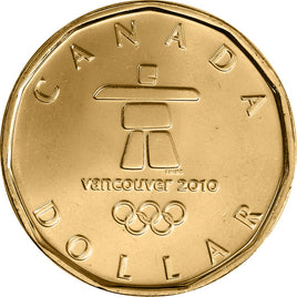 Canadian $1.00 | 2010 | Olympic Lucky Loonie