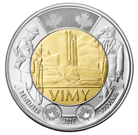 Canadian $2.00 | 2017 | Battle of Vimy Ridge