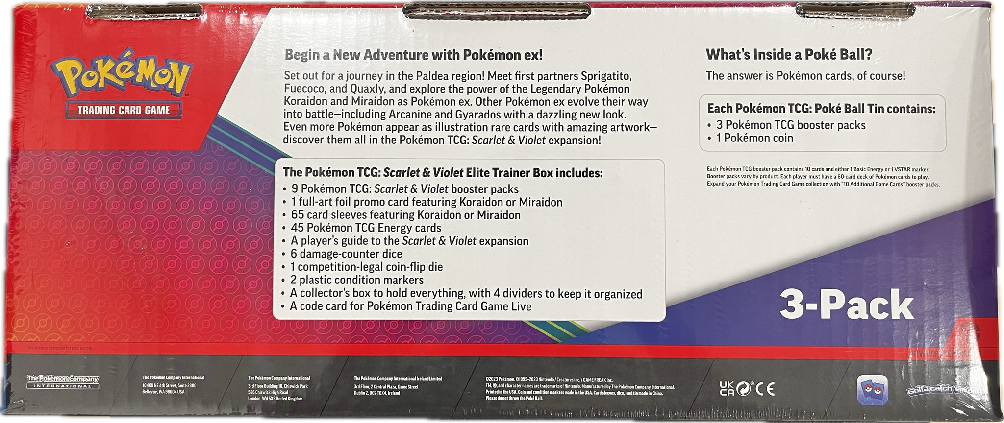 Pokmon | 3-Pack Assortment (Miraidon)| Krynn Pokmon | 3-Pack Assortment (Miraidon)| Krynn