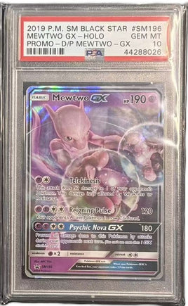 Pokémon | SMP | 196 | Mewtwo GX (PSA 10)