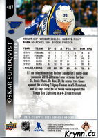 Upper Deck | 20-21-Hockey-2 | 0407 | Oskar Sundqvist