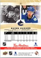 Tim Hortons | 2025 | 075 | Quinn Hughes