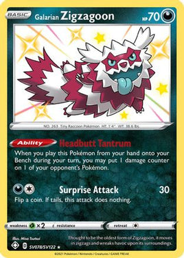 Pokémon | SHV | 078 | Galarian Zigzagoon