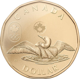 Canadian $1.00 | 2014 | Olympic Lucky Loonie