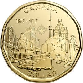 Canadian $1.00 | 2017 | 150th anniversary of the Confederation of Canada