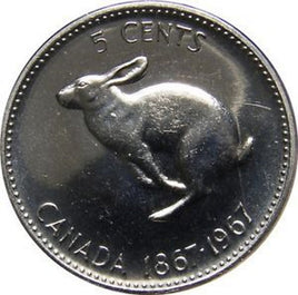 Canadian $0.05 | 1967 (1867-) | Canadian Centennial