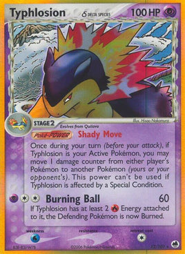 ³Pokémon | DF | 012 | Typhlosion (Delta Species)