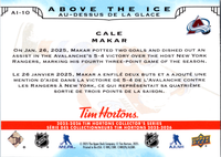 Tim Hortons | 25-26 | AI-10 | Cale Makar