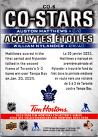 Tim Hortons | 25-26 | CO-06 | Auston Matthews