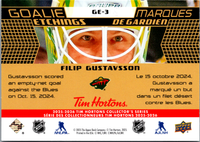 Tim Hortons | 25-26 | GE-03 | Filip Gustavsson