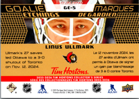 Tim Hortons | 25-26 | GE-05 | Linus Ullmark