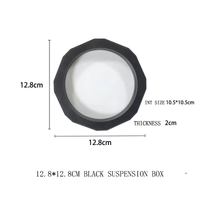 Round Floating Display Frame Holder (128mmØ)