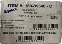 Pokémon | TWM | Booster Display Box (Case of 6)