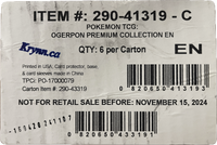 Pokémon | (SVPen166) | Ogerpon ex Premium Collection (Case of 6)