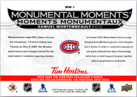 Tim Hortons | 25-26 | MM-01 | Samuel Montembeault