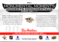 Tim Hortons | 25-26 | MM-02 | Roman Josi