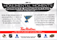Tim Hortons | 25-26 | MM-13 | Jordan Binnington