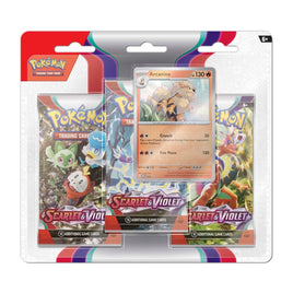 Pokémon | SVI | Three Pack Blister (SVP011 | Arcanine)