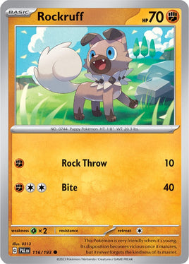 Pokémon | PAL | 116 | Rockruff