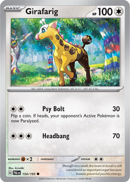 Pokémon | PAL | 154 | Girafarig