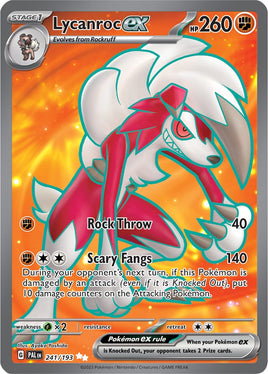 Pokémon | PAL | 241 | Lycanroc ex (☆☆)