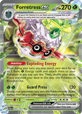 Pokémon | PAL | 005 | Forretress ex (★★)