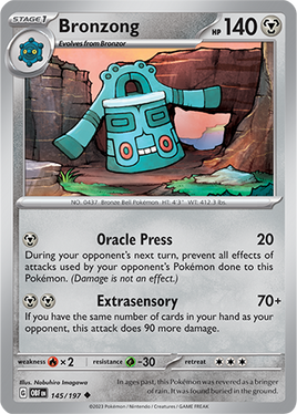 Pokémon | OBF | 145 | Bronzong