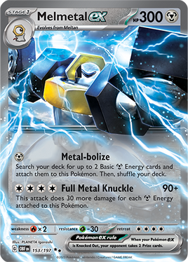 Pokémon | OBF | 153 | Melmetal ex (★★)