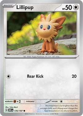 Pokémon | OBF | 170 | Lillipup