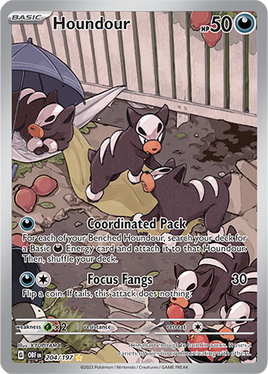 Pokémon | OBF | 204 | Houndour (⭐)