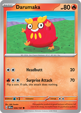 Pokémon | OBF | 034 | Darumaka