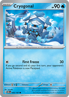 Pokémon | OBF | 055 | Cryogonal