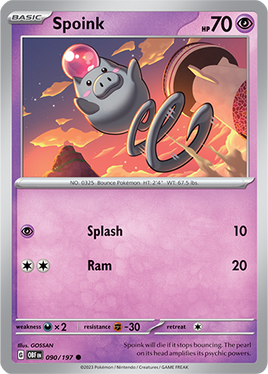 Pokémon | OBF | 090 | Spoink