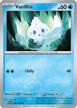 Pokémon | PAR | 043 | Vanillite