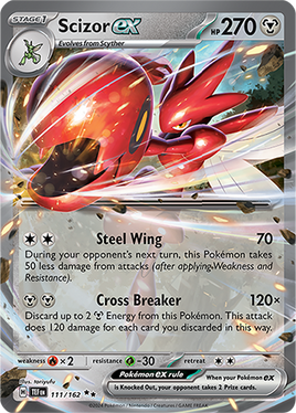 Pokémon | TEF | 111 | Scizor ex (★★)