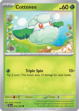 Pokémon | TEF | 014 | Cottonee