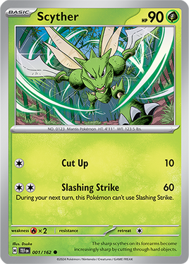 Pokémon | TEF | 001 | Scyther