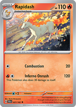 Pokémon | TEF | 027 | Rapidash